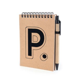 natural-material-branded-notebook-with-top-spirals-and-pen