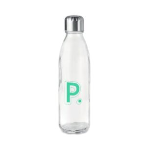 branded-650ml-glass-drinking-bottle-stainless-steel-lid-a-gift-forever