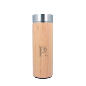400-ml-bamboo-tea-flask-branded-natural-materials-stainless-steel-insulating