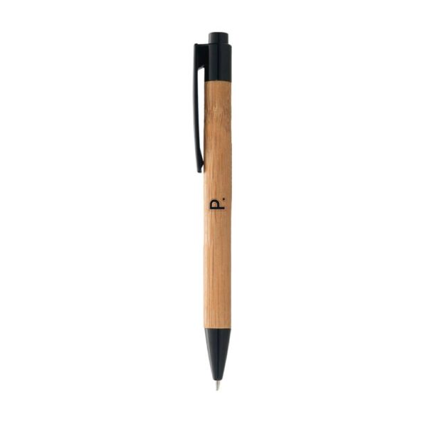 one-colour-branded-bamboo-pen-with-black-details