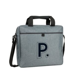 grey-promotional-computer-bag-with-black-handles