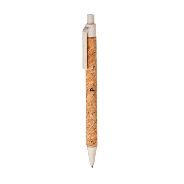 branded-cork-pen-with-white-details