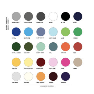 Neutral Zip Hood Colours Neutral-promotional-zip-hood-colour-options
