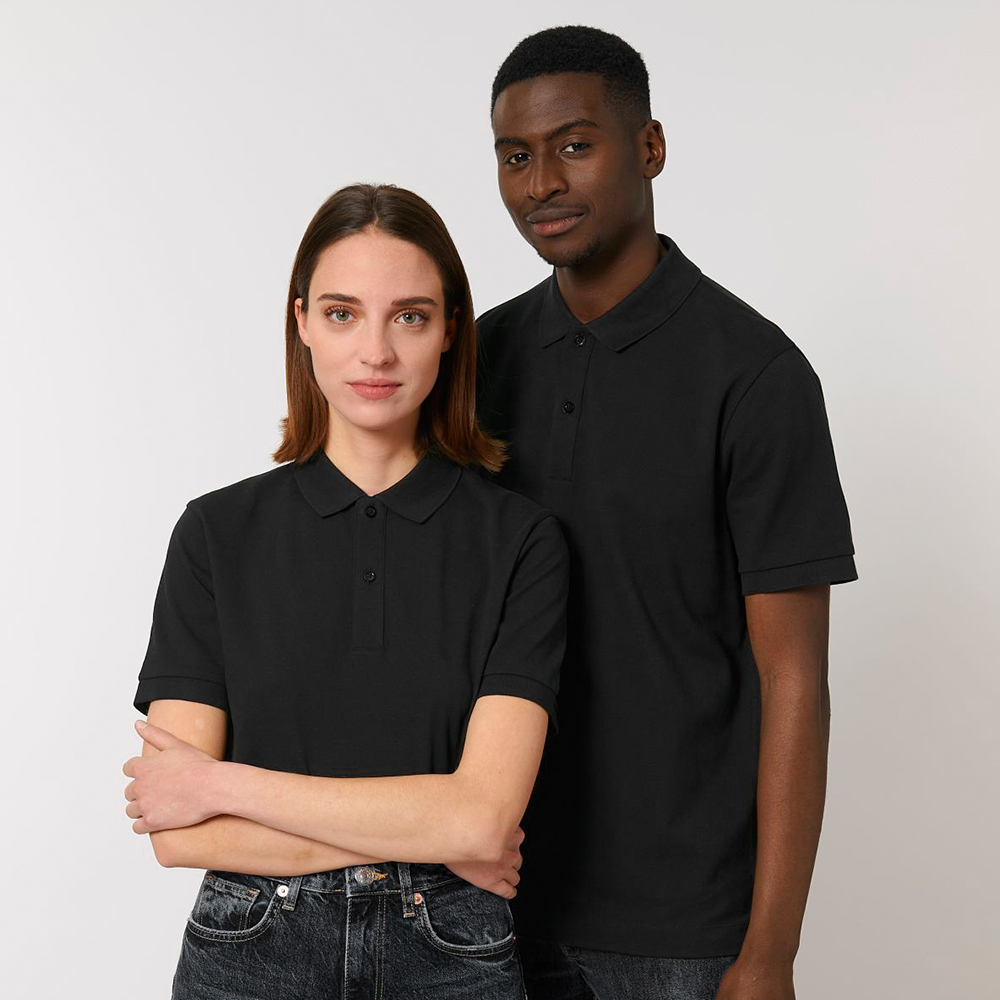 man-and-woman-wearing-polo-shirts