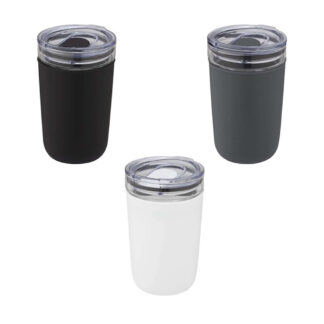 Bello Glass Tumbler with Recycled Plastic Wall (420ml) colour options Bello Glass Tumbler with Recycled Plastic Wall 420ml colour options