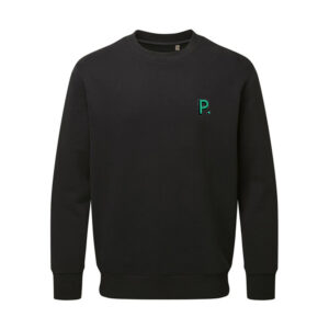 promotional-black-sweatshirt-green-logo-embroidered