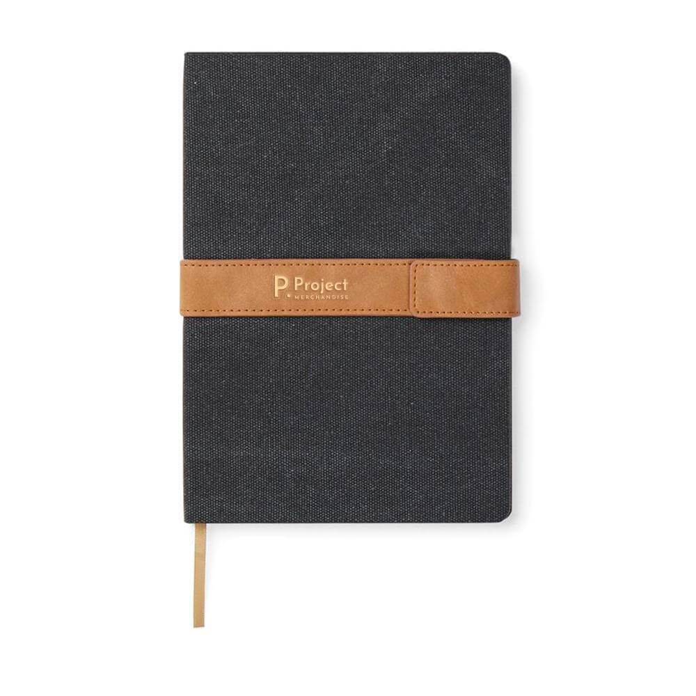 Bosler Recycled Canvas Notebook Branded Notebooks Project Merchandise