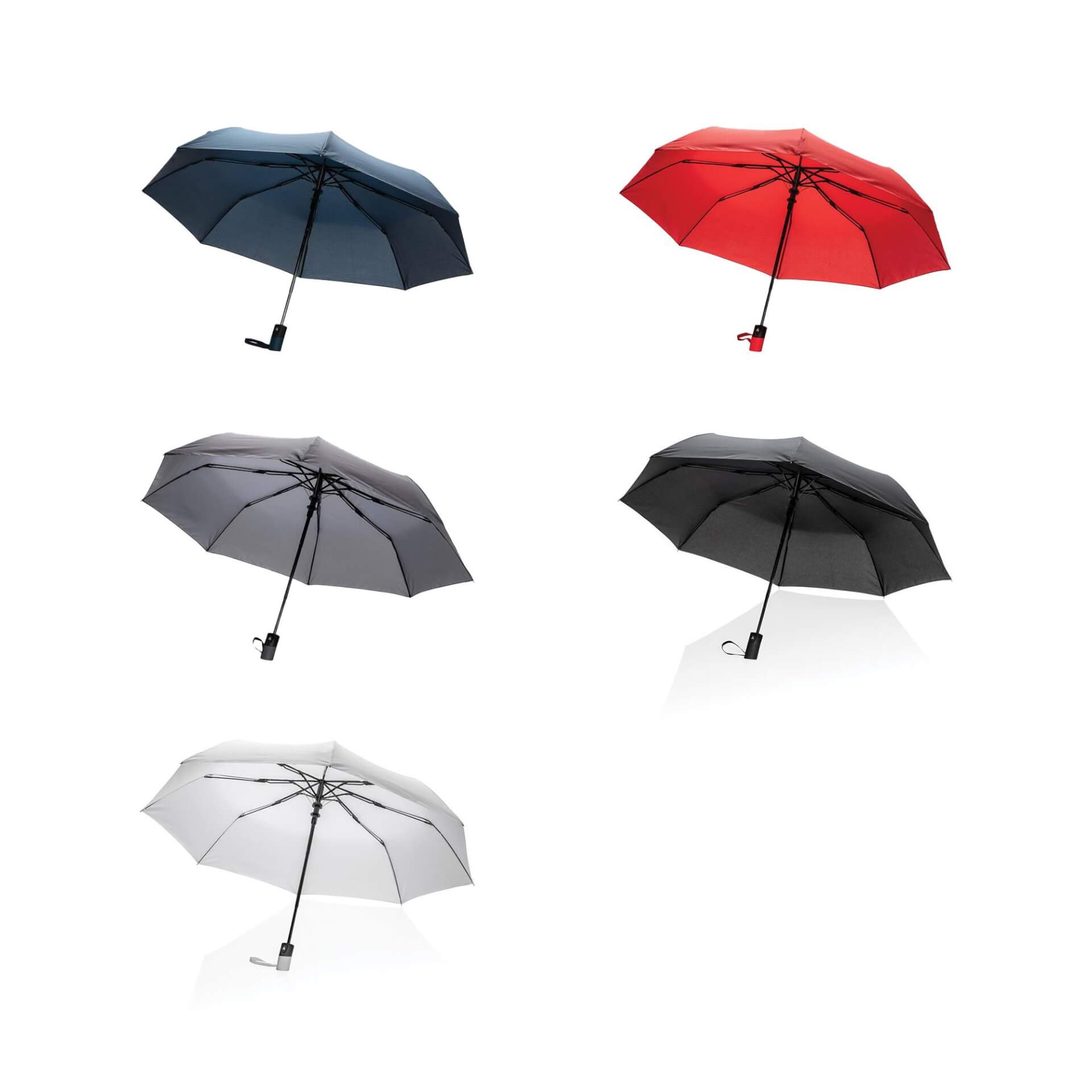 21 Impact AWARE RPET 190T mini auto open umbrella colour options