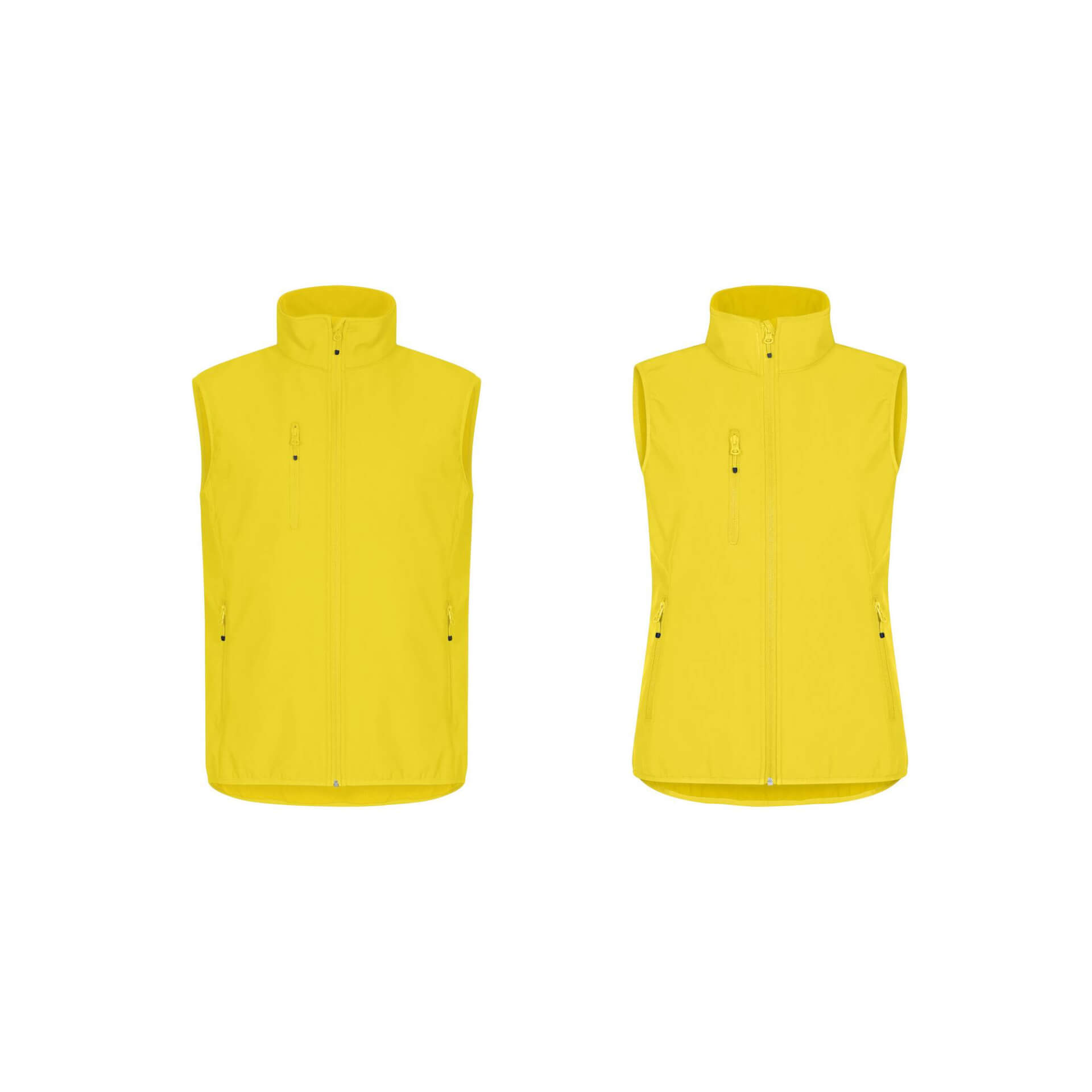 Classic-Softshell-Vest-Yellow Classic Softshell Vest Yellow