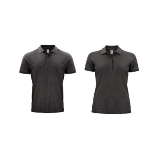 Clique Classic Organic Cotton Polo-_0001_anthracite melange Clique Classic Organic Cotton Polo 0001 anthracite melange