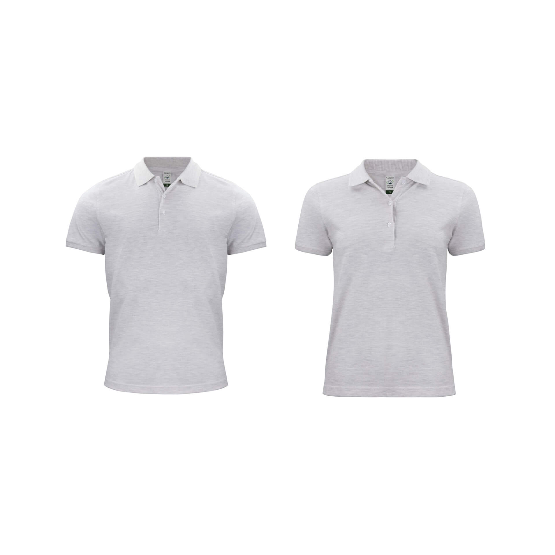 Clique Classic Organic Cotton Polo-_0003_nature melange Clique Classic Organic Cotton Polo 0003 nature melange