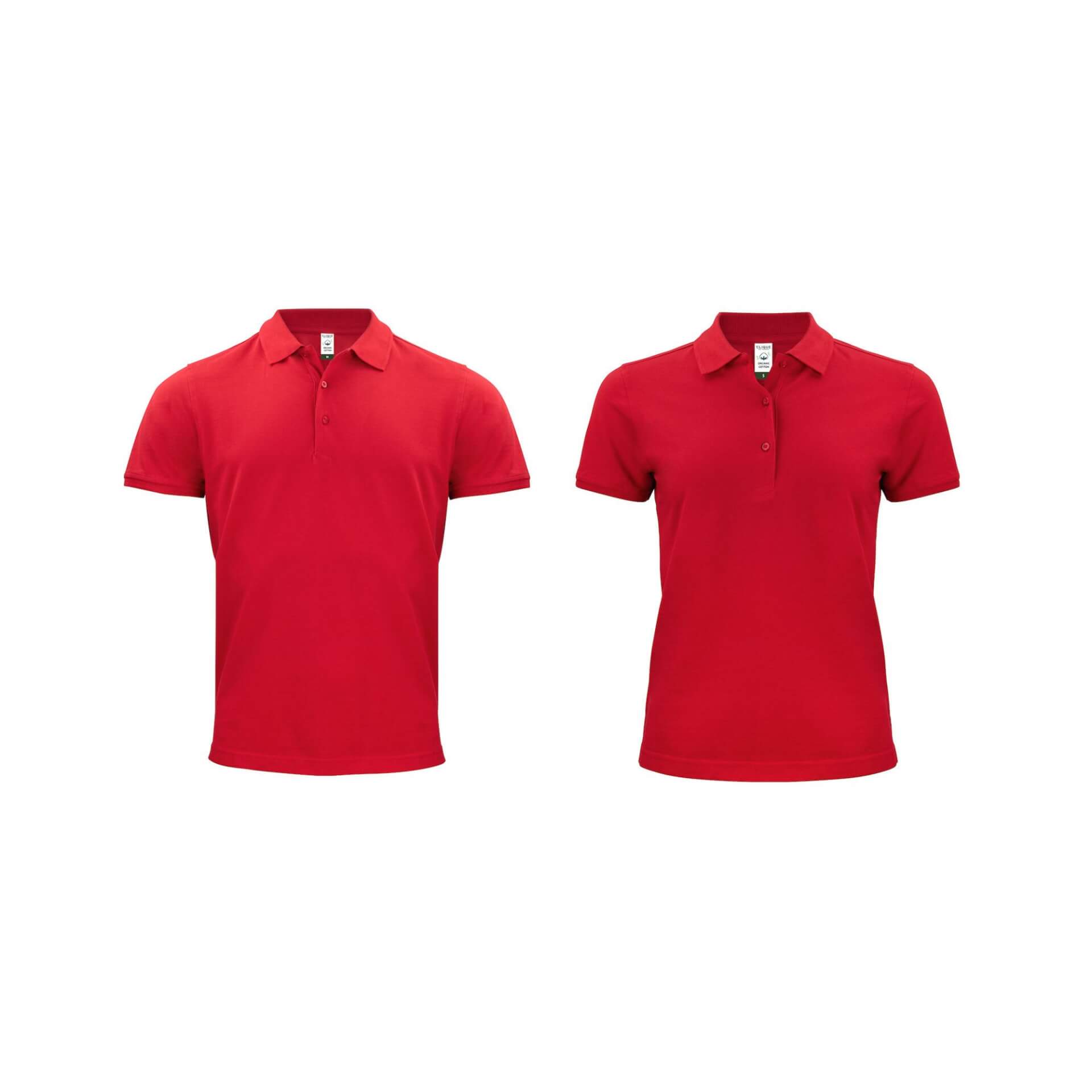 Clique Classic Organic Cotton Polo-_0006_red Clique Classic Organic Cotton Polo 0006 red