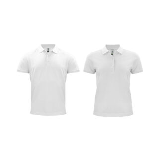 Clique Classic Organic Cotton Polo-_0007_white Clique Classic Organic Cotton Polo 0007 white