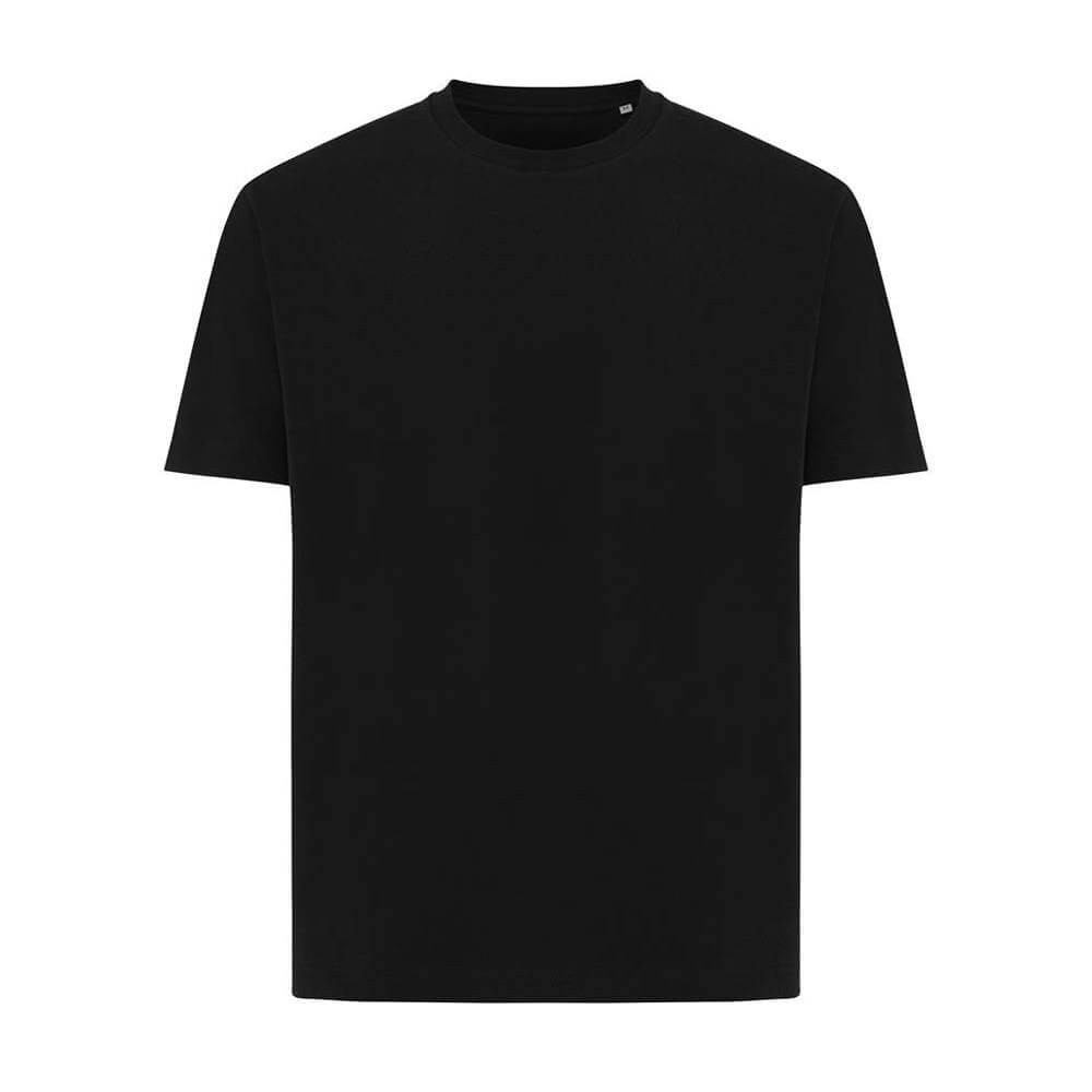 Iqoniq Teide Recycled Cotton T-Shirt Black Iqoniq Teide Recycled Cotton T Shirt Black