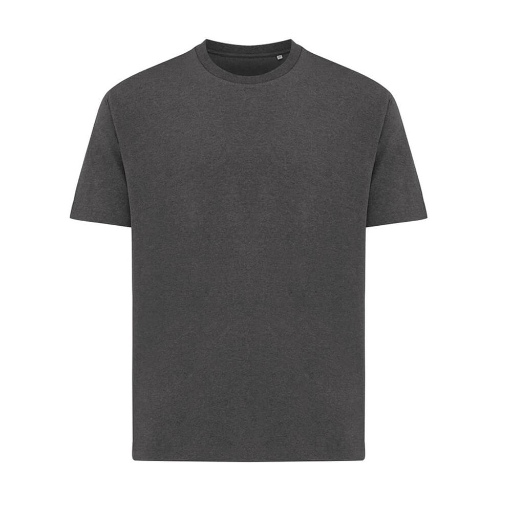 Iqoniq Teide Recycled Cotton T-Shirt Heather Anthracite Iqoniq Teide Recycled Cotton T Shirt Heather Anthracite