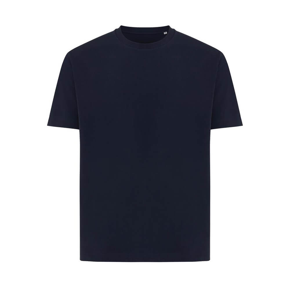 Iqoniq Teide Recycled Cotton T-Shirt Navy Iqoniq Teide Recycled Cotton T Shirt Navy