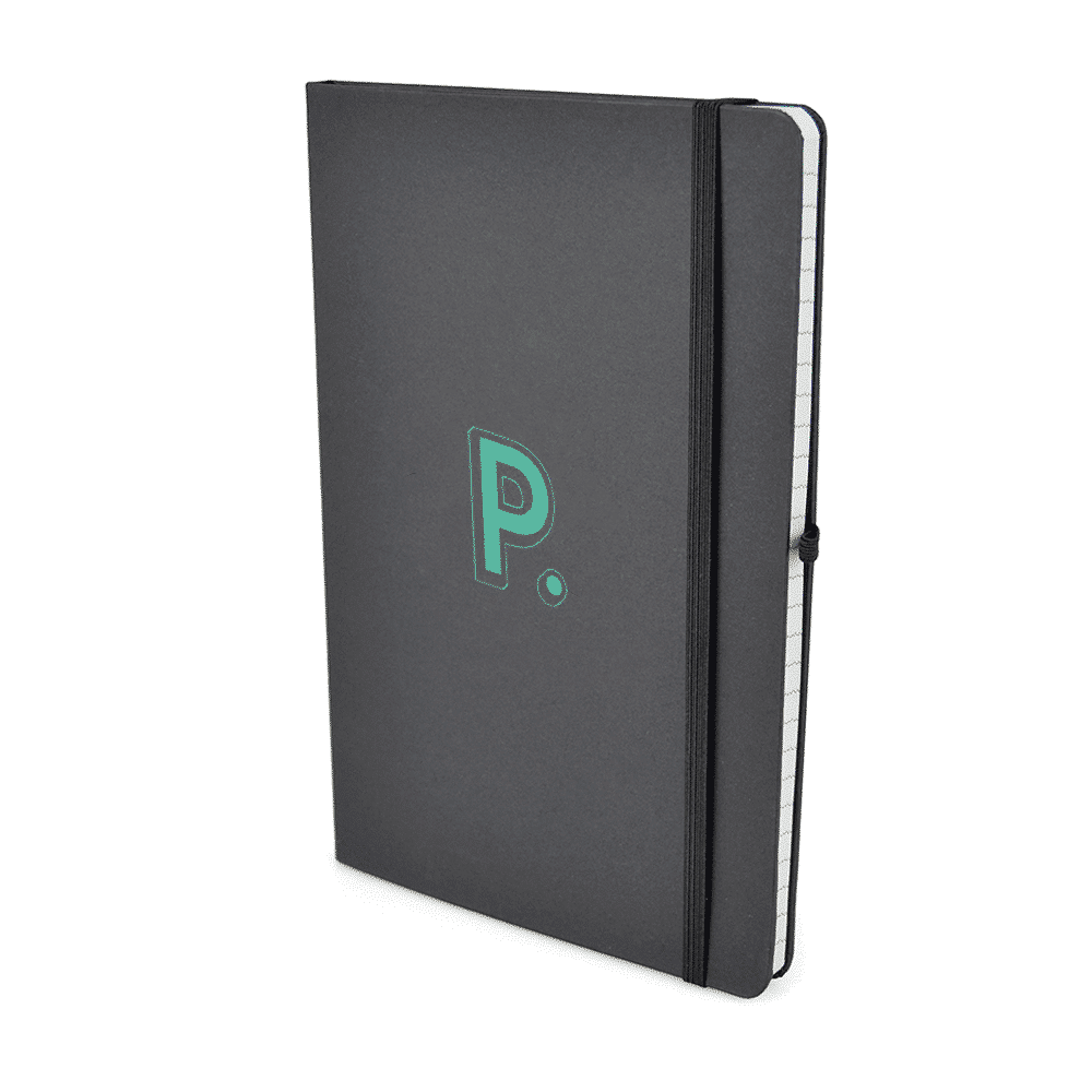 Black Nebraska Recycled A5 Notebook