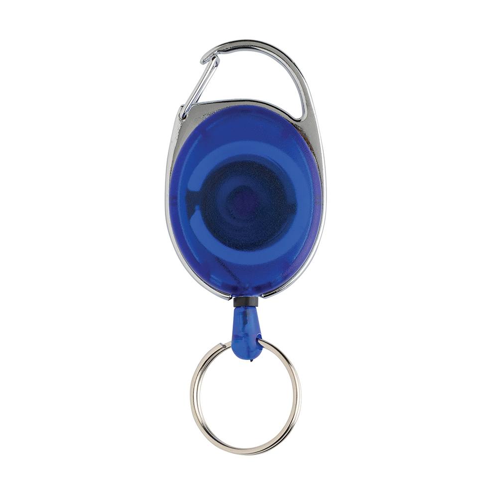 Roller Clip Keychain blue