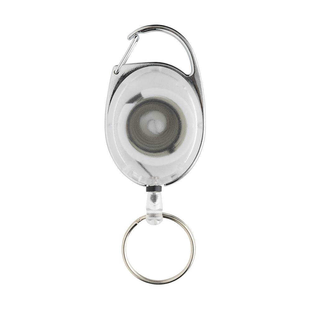 Roller Clip Keychain white