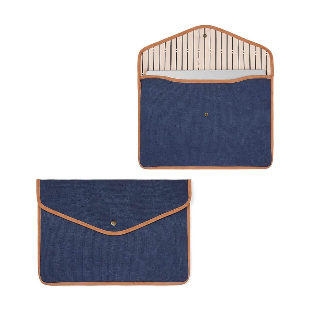 Vinga Bosler Canvas Laptop Sleeve navy