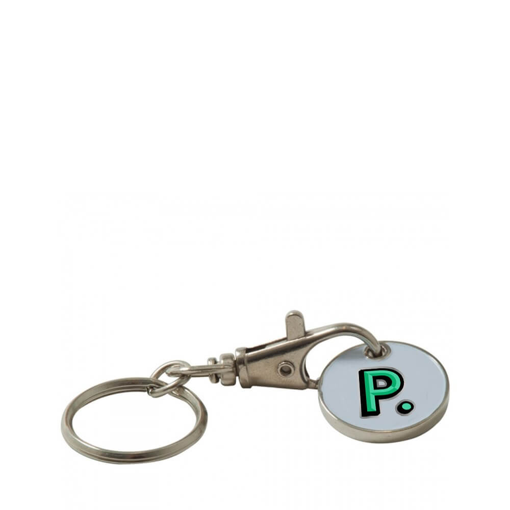 Trolley Coin Keyring