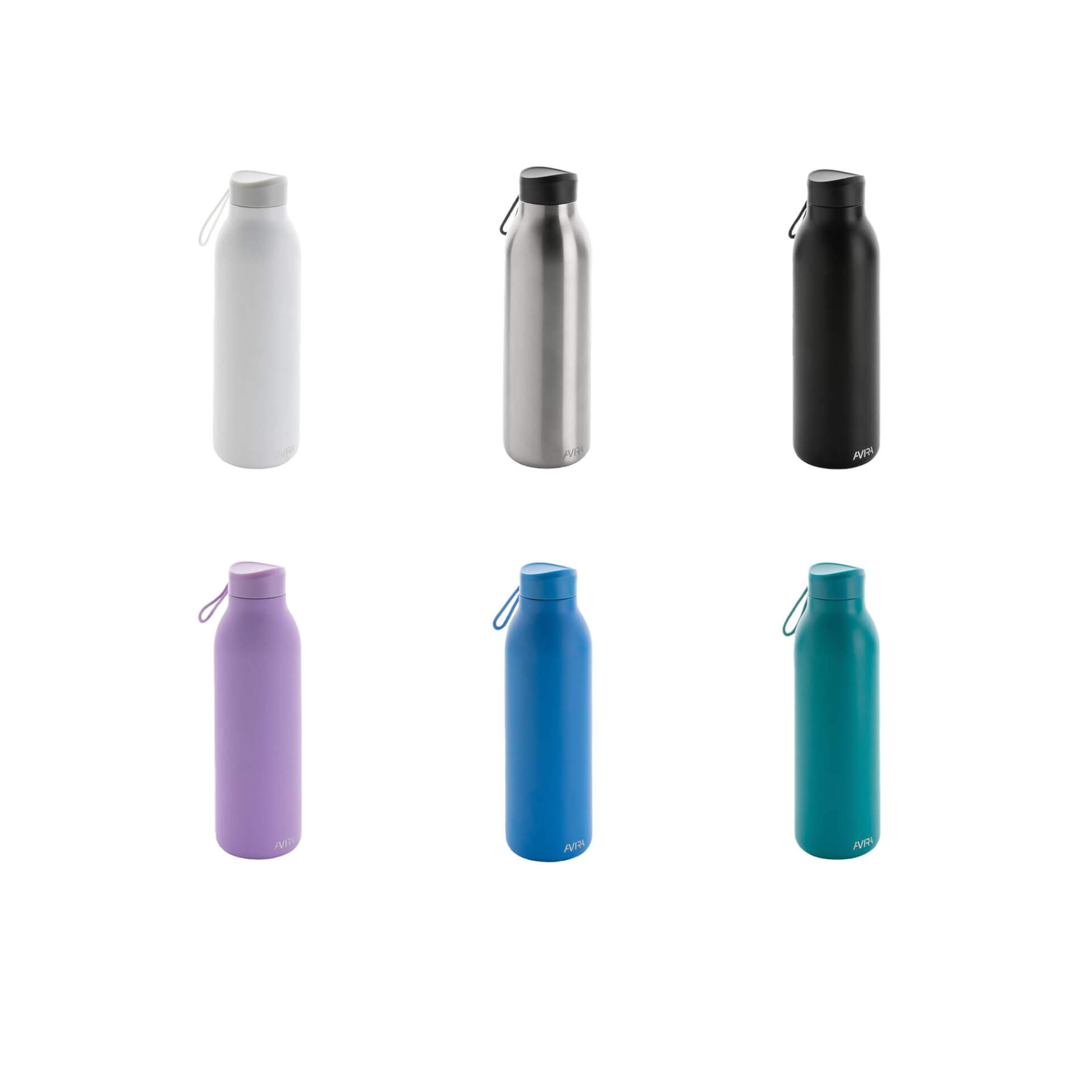Avira-Avior-Recycled-Stainless-Steel-Bottle-500ml-colour-options.jpg Avira Avior Recycled Stainless Steel Bottle 500ml colour options