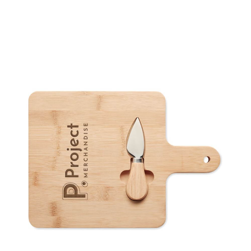 Bamboo Cheese Board & Knife Set