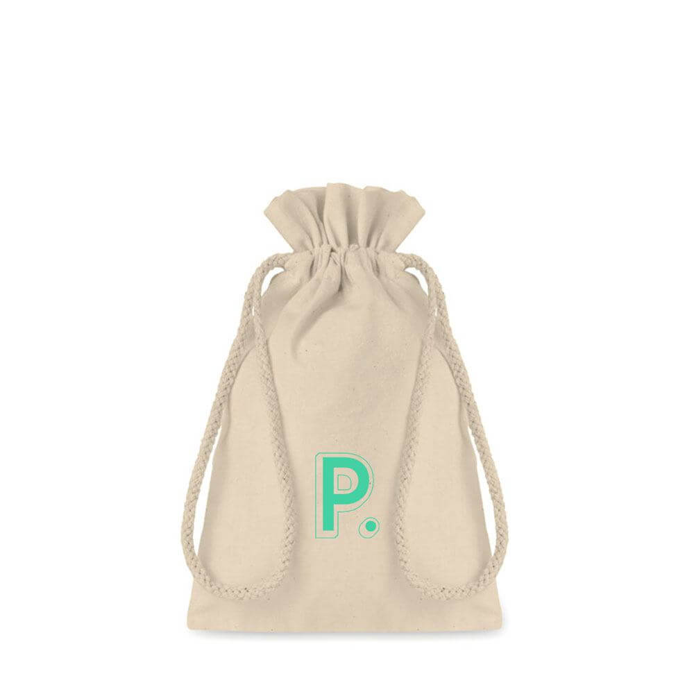 Organic Cotton Draw Cord Gift Bag