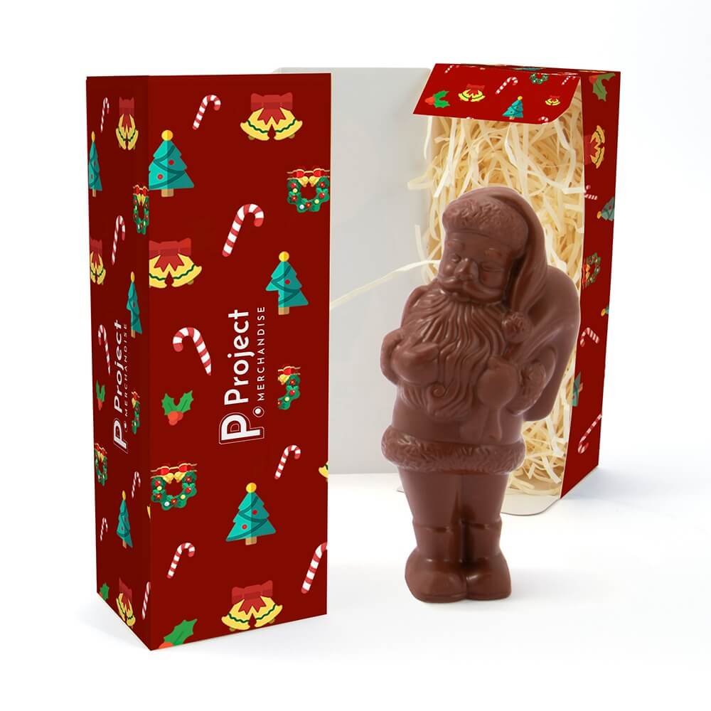 Milk Chocolate Santa in Box