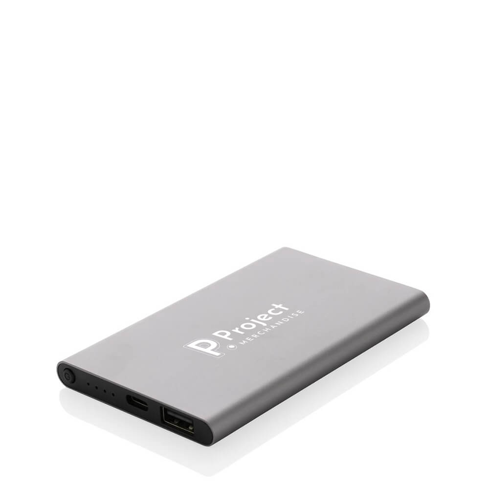 Recycled Plastic and Aluminium Power Bank (4,000 mAh)