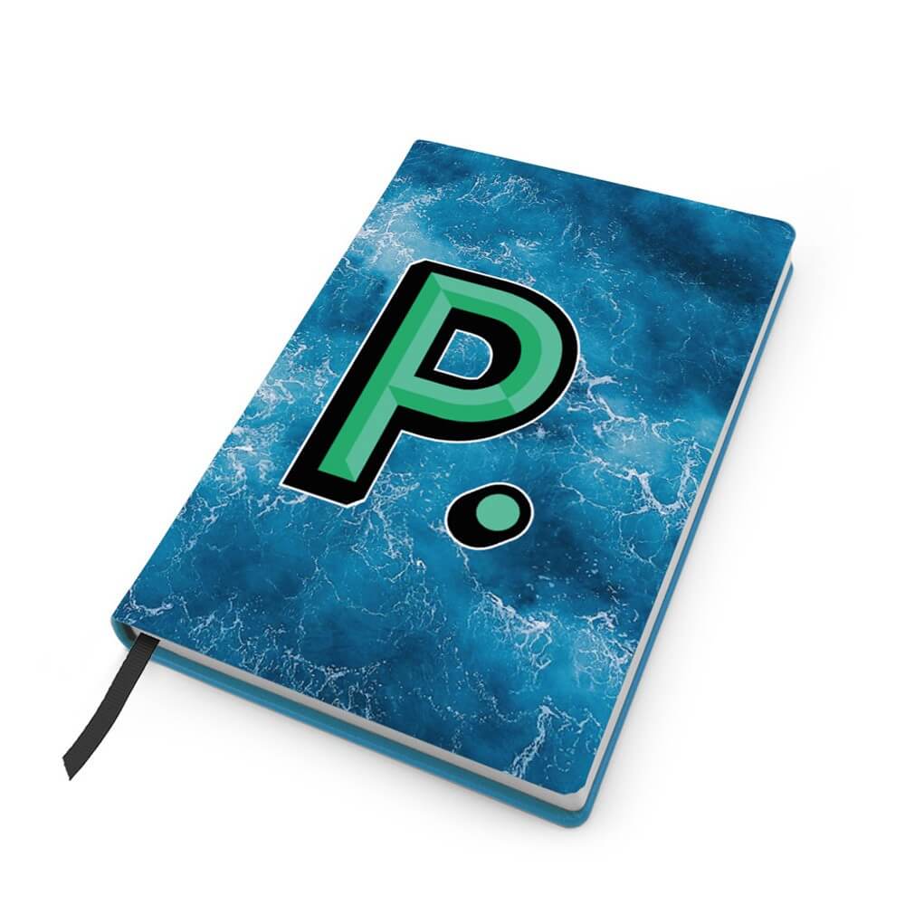 Recycled Paper A5 Notebook with All Over Print Cover