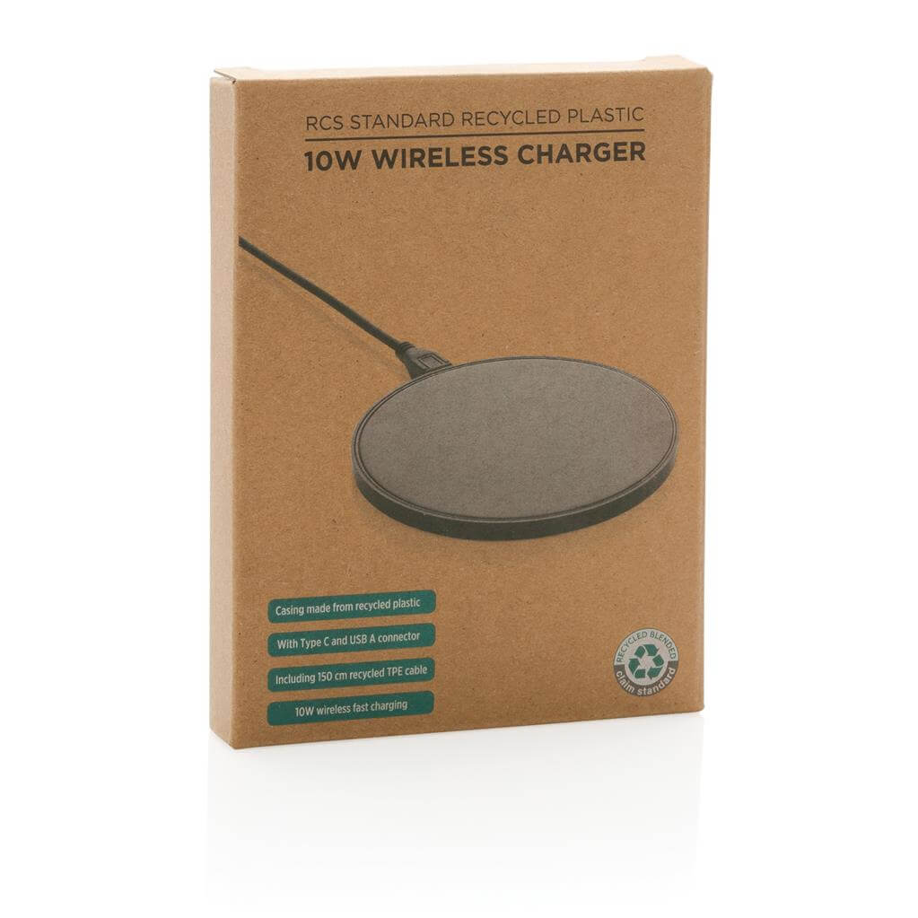 Recycled Plastic Wireless Charger 10W 1