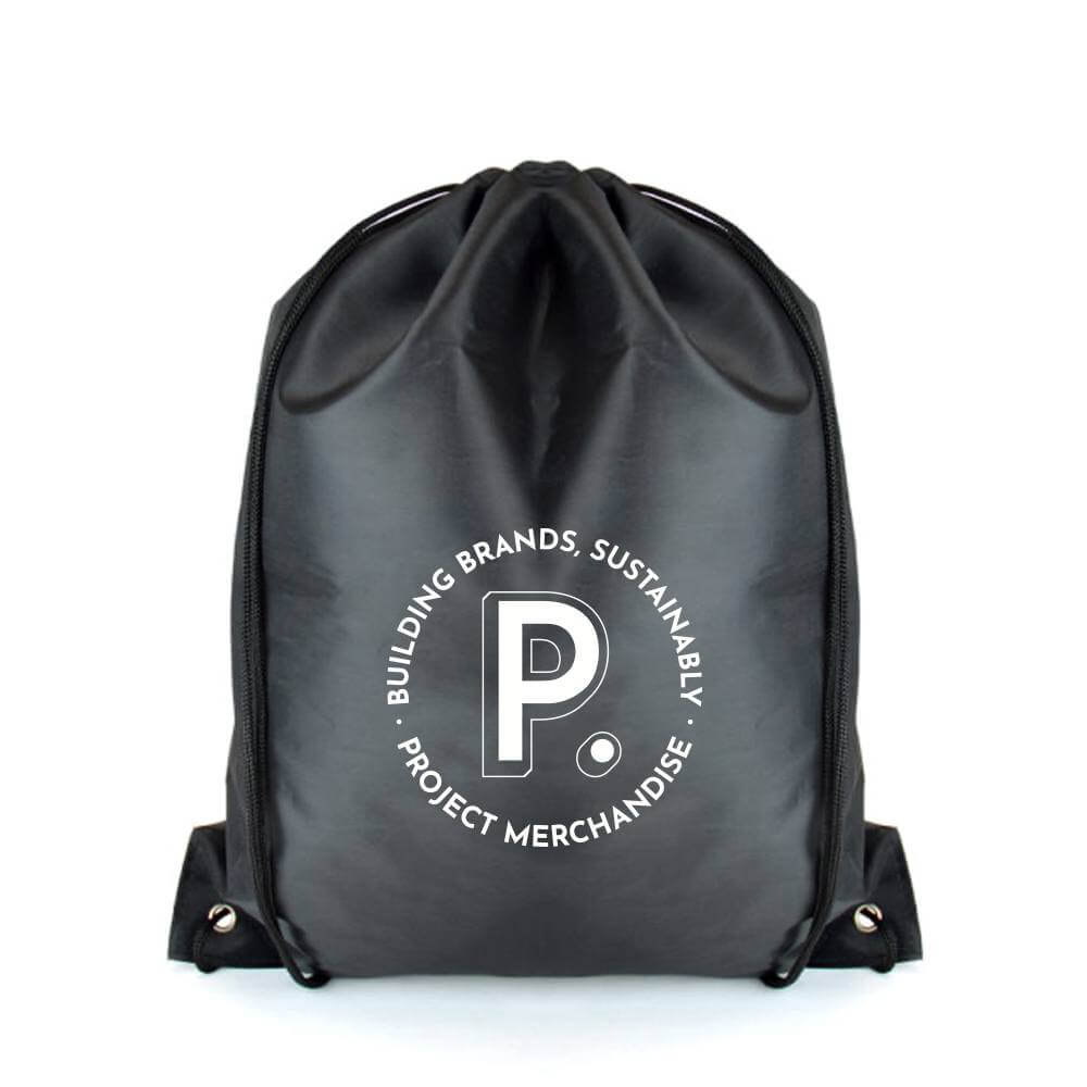 Pegasus Recycled Polyester Drawstring Bag
