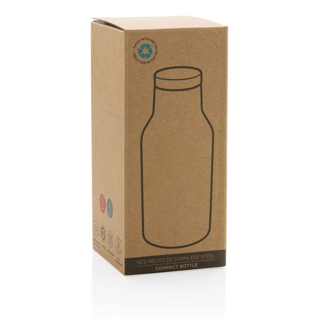 Recycled Stainless Steel Compact Bottle 300ml