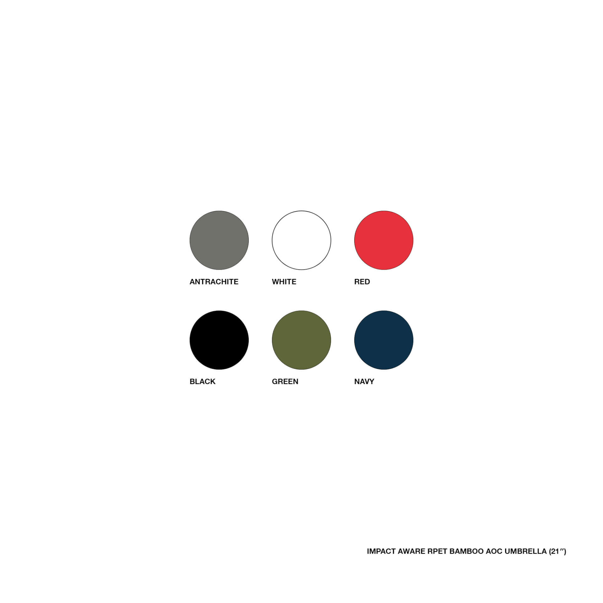 Umbrellas Colour Swatches 0