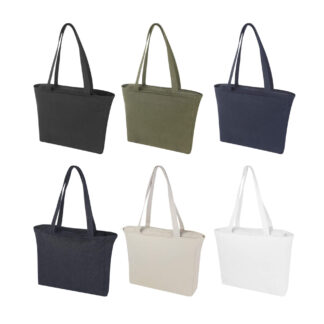 Weekender Zippered Recycled Tote Bag (15oz) 4 Weekender Zippered Recycled Tote Bag (15oz) - Thumbnail Image 2