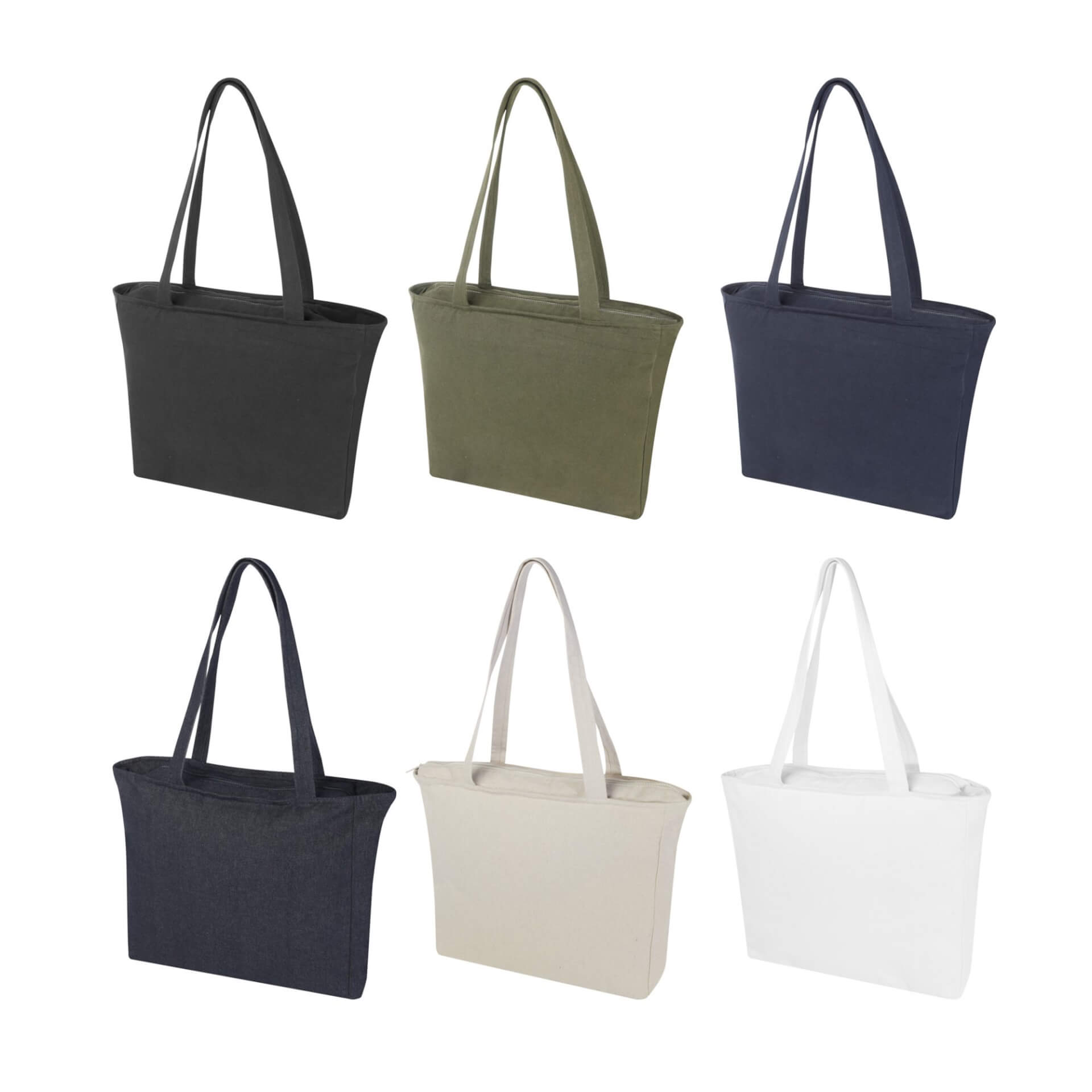 Weekender Zippered Recycled Tote Bag (15oz) 2 Weekender Zippered Recycled Tote Bag (15oz) - Image 2