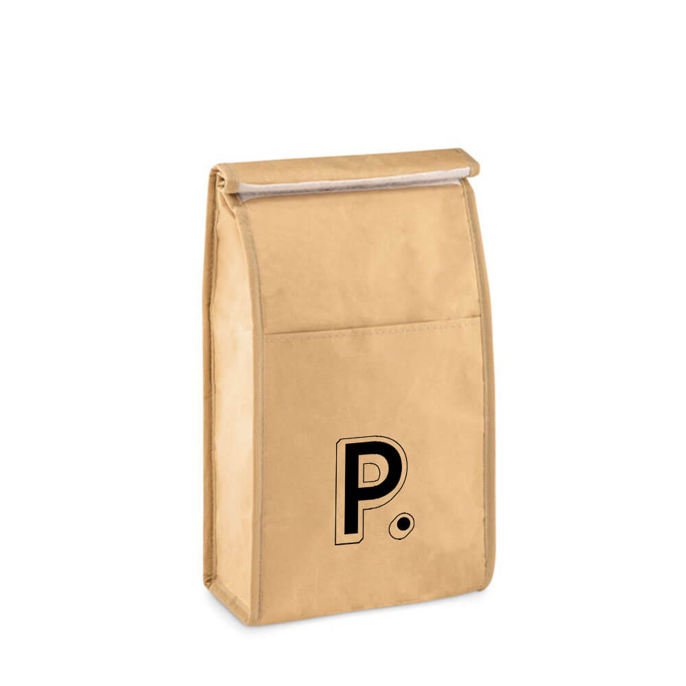 Woven Paper Cooler Lunch Bag