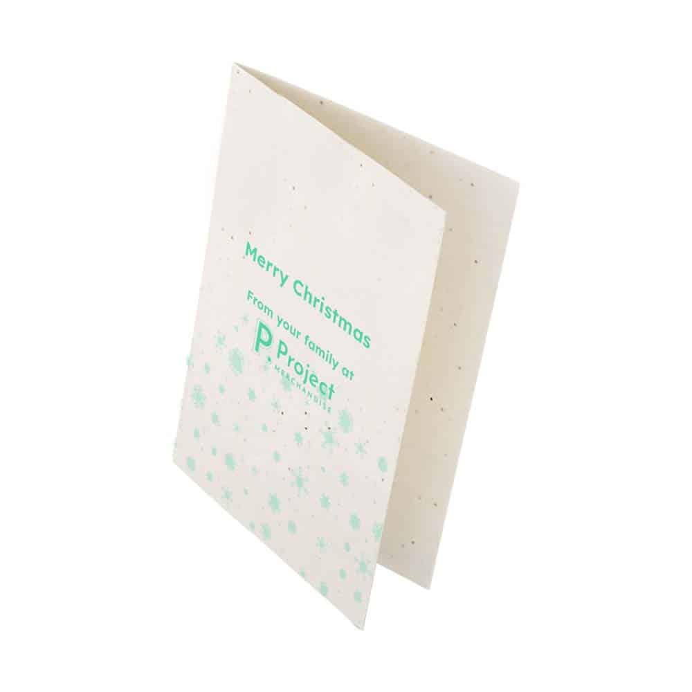 seeded greeting card