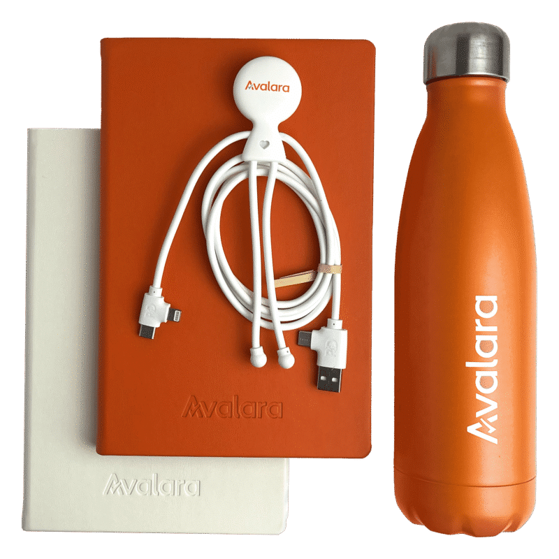 Reachdesk - Powering Global Gifting Through Long-Term Partnership 2 Avalara Gift Pack Case Study Project Merchandise