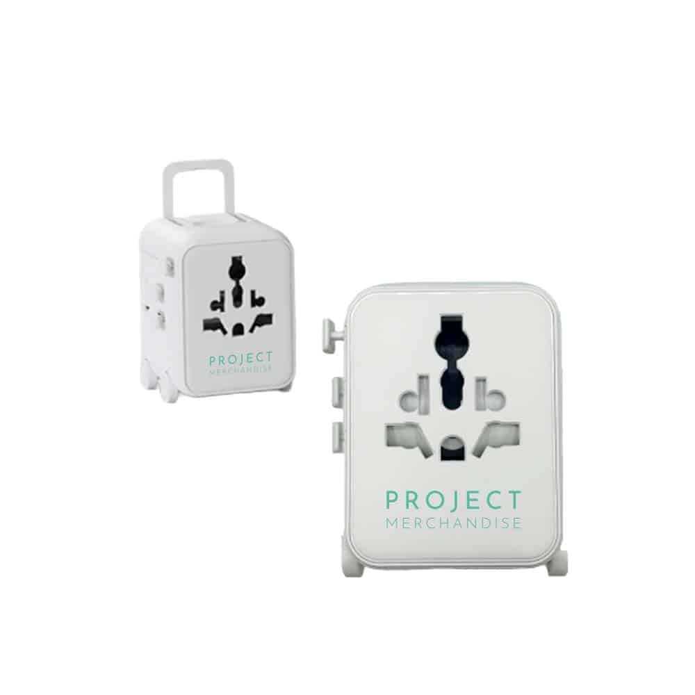 Luggie Recycled Plastic Travel Adaptor