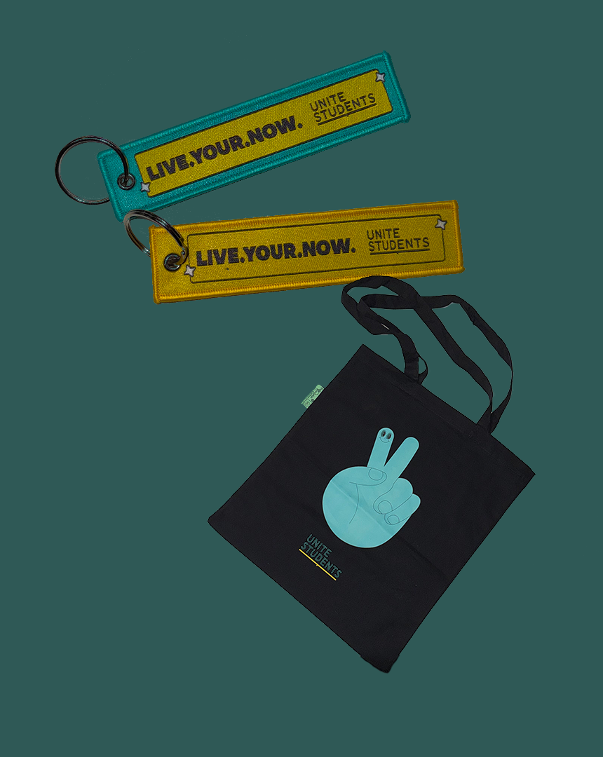 Unite Students Totes and Keyrings