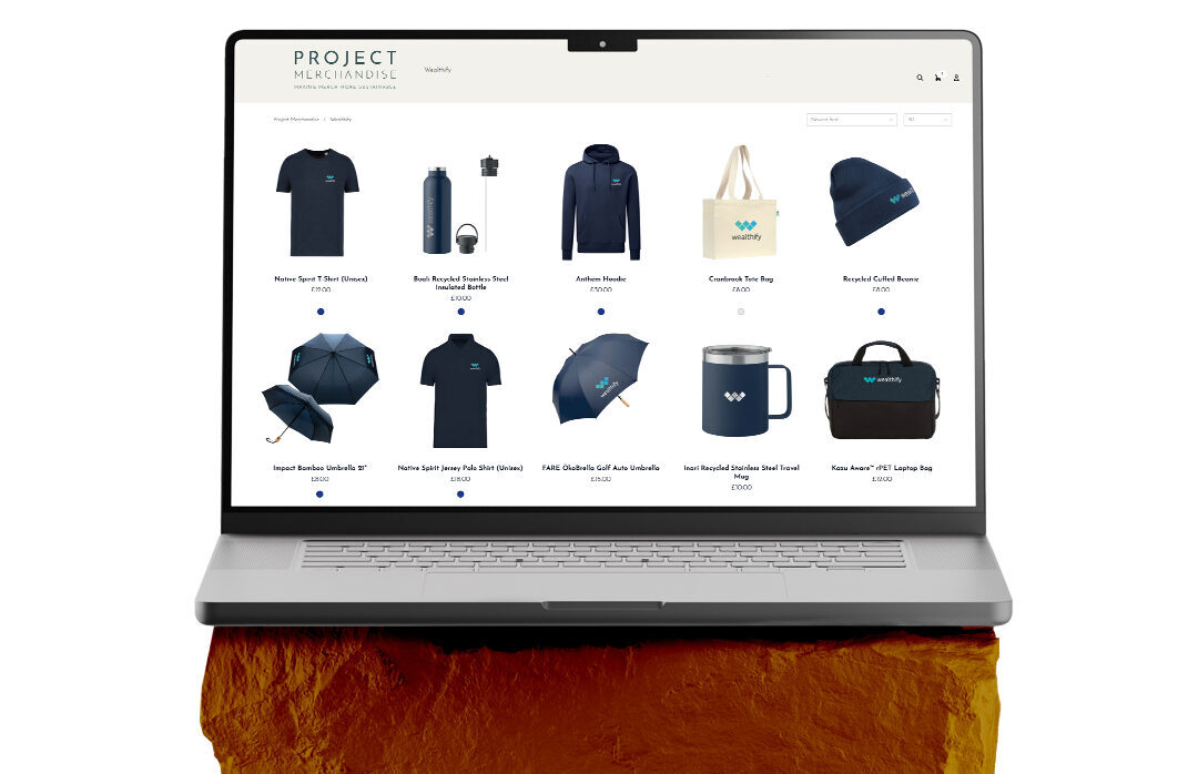 Wealthify - Streamlining Employee Merchandise Through a Dedicated Webstore 1 Wealthify Case Study Webstore e1781603656411