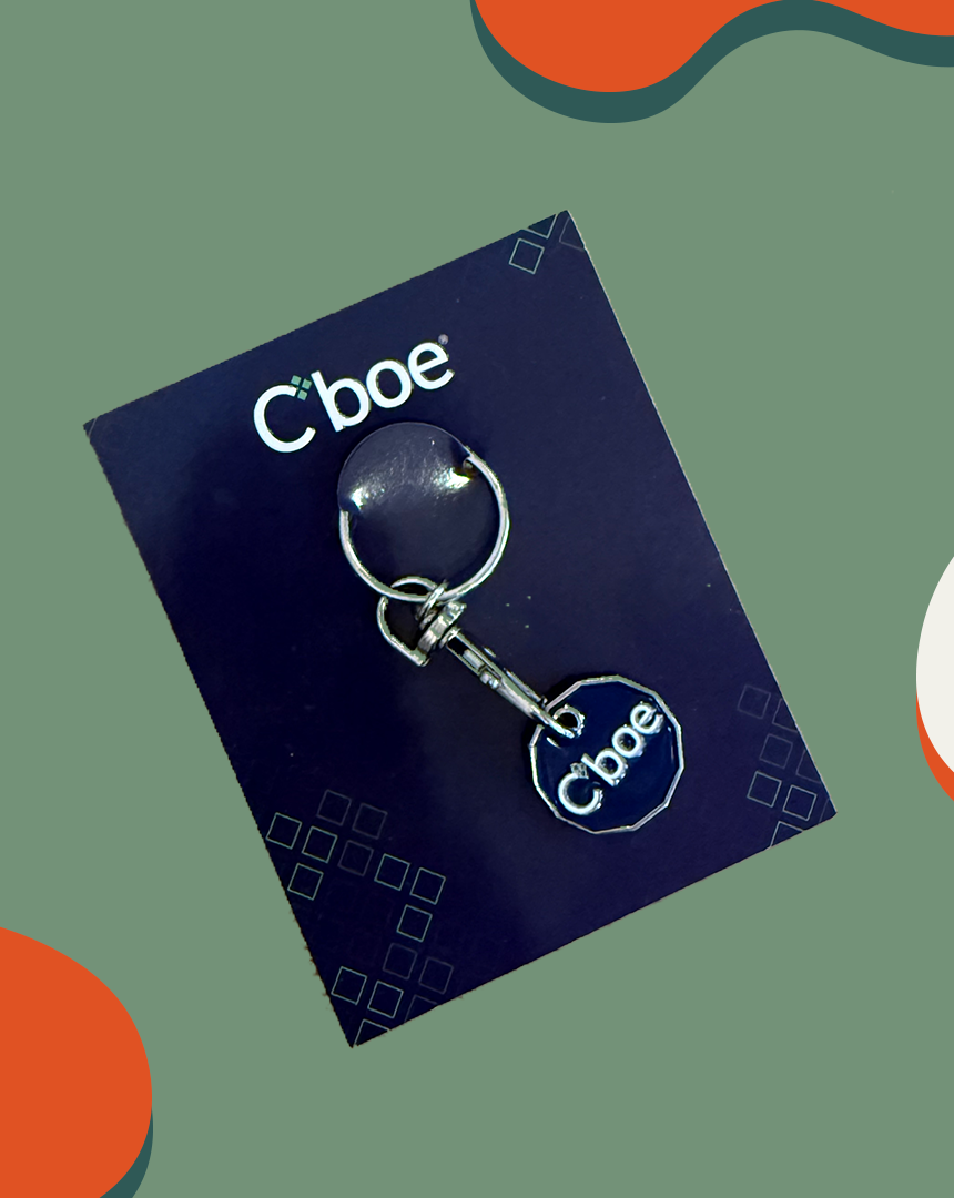 Cboe Trolley Coin Keyring