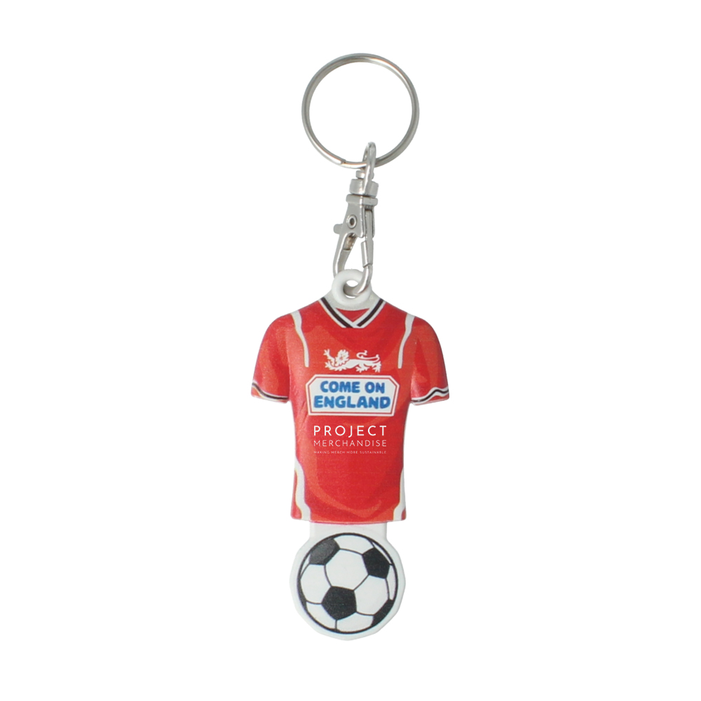 Shirt-Shaped Trolley Stick Keyring