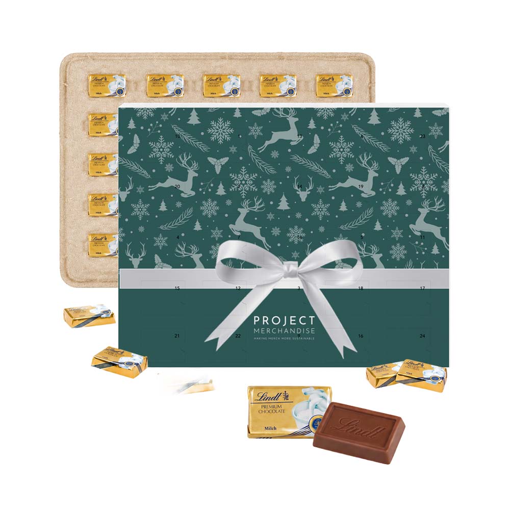 Bespoke Luxury Lindt Select Desktop advent calendars with stand