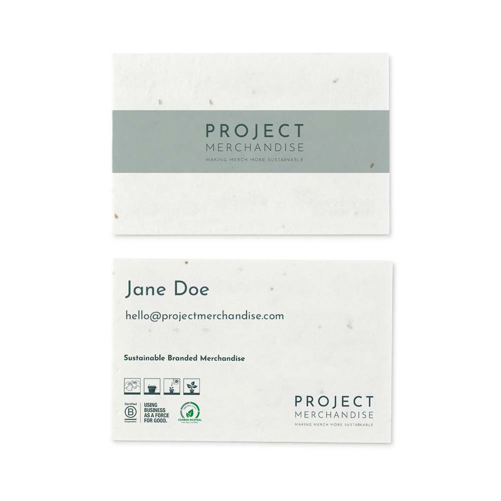 Seed Paper Business Card