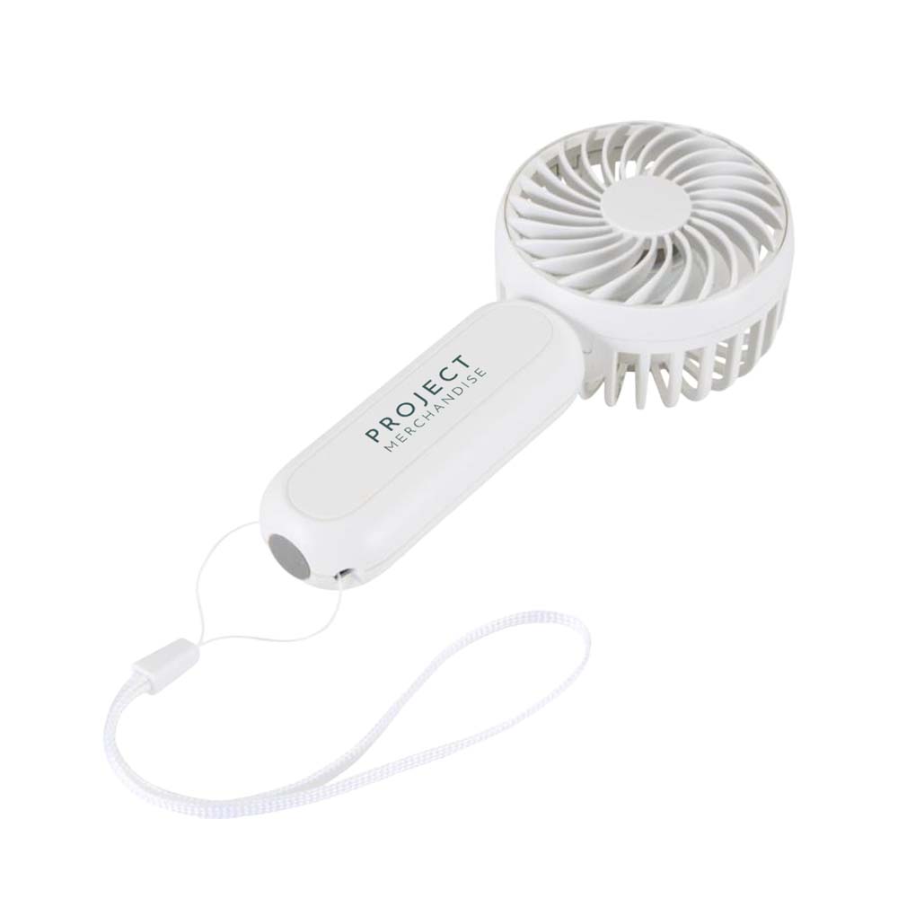 L05078PFC_Aervia recycled plastic portable fan - Black L05078PFC Aervia recycled plastic portable fan Black