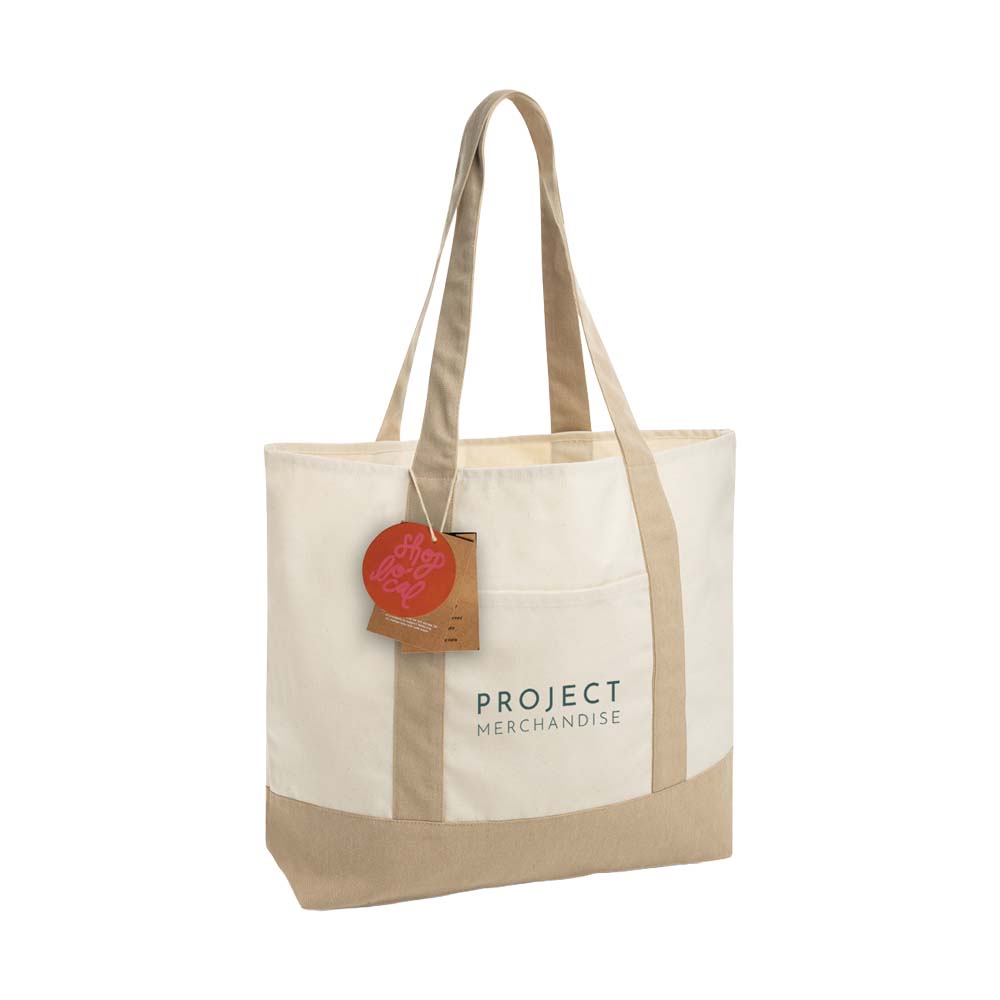 Shop Local Aware™ Recycled Cotton Tote Bag (350gsm) - Image 1